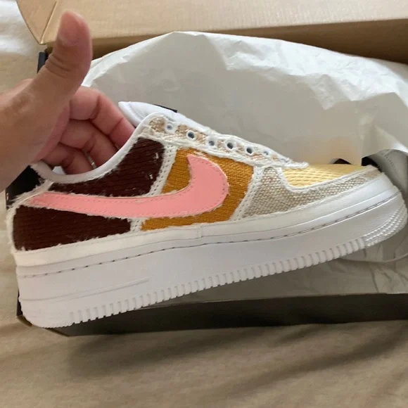 Nike Footwear Tear Away Air Force Brown Nike Shoes Air Force Fauna